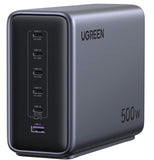 UGREEN Nexode 500W GaN Charging Station, 6-Port USB-C & USB-A with 240W Single Port, Smart Temperature Control Charging Station UGREEN 