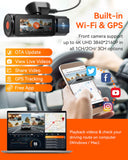 Vantrue N4Pro Dash Cam 3-channel with 5GHz high-frequency Wi-Fi 4K Dashcam Car Dash Cam Vantrue 