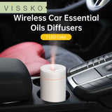 Vissko Car Diffuser Wireless Humidifier Auto Air Purifier Aroma Air Freshener with LED Light For Car Aroma Aromatherapy Diffuser Diffuser Vissko 