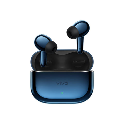 Vivo TWS 5 Hi-Fi, LHDC Lossless Audio, Up To 60 dB ANC, and Three-Device Simultaneous Connection. Wireless Earphones VIVO Deep Sea Blue 