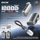 WEKOME WP-109 22.5W Super Fast Charging Capsule Emergency Power Bank 10000mAh Power Bank WEKOME 
