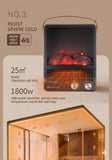 WeWarm 1800W Simulated Flame Fireplace Heater Electric Heater Fireplace WEWARM 