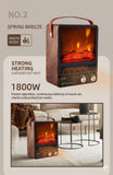 WeWarm 1800W Simulated Flame Fireplace Heater Electric Heater Fireplace WEWARM 