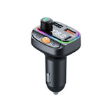 WiWU Wi-QC031 Bluetooth 5.3 Car FM Transmitter with RGB Lights & 38W Fast Car Charger WiWU 