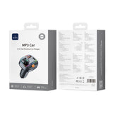 WiWU Wi-QC031 Bluetooth 5.3 Car FM Transmitter with RGB Lights & 38W Fast Car Charger WiWU 