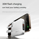 W&P 20000mAh 35W All-in-One Multifunctional Power Bank & Adapter With Type-C & Lighting Cable Power Bank W&P 