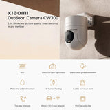 Xiaomi CW300 4MP Outdoor Camera IP66 Waterproof Full Color Night Vision WiFi Camera Night vision camera Xiaomi 