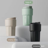 Xiaomi Daily Element Portable Water Cup Coffee Mug 316 Stainless Steel Safety Seal 420ml Cold Storage Thermos Cup Coffee cup Youpin 