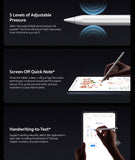 Xiaomi Focus Stylus Pro Integrated buttonless design | Ingenious and wonderful interaction | Vibration feedback hover preview Stylus pen Xiaomi 