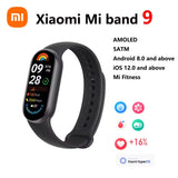 Xiaomi Mi Band 9 1.62''AMOLED Ultra Long Battery Life Smart Bracelet Fitness Tracker Heart Rate Monitor smartband Xioami 