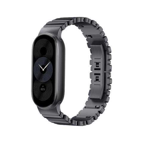 Xiaomi Mi Band Irregular Metal Wristband Graphite Gray Replacement Straps Xiaomi 