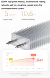 Xiaomi Mijia Baseboard Electric Heaters 2(TJXDNQ07ZM), 2200W, 5s Fast Heating Home Room Heater Heater Xiaomi 