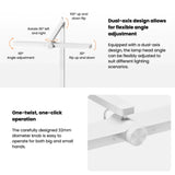 Xiaomi Mijia Desktop Learning Lamp Full Spectrum LED Beads with PIR Human Perception Module Desk Lamp Xiaomi 