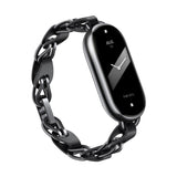 Xiaomi Smart Band 8 Chain strap Leather and metal come together Chain Strap Xiaomi Black 