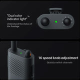 Xiaomi Walkie Talkie 3 Chat Version Support 1-5km Intercom Distance, 3W Transmission Power, 2000mAh Battery Walkie-Talkie Xiaomi 
