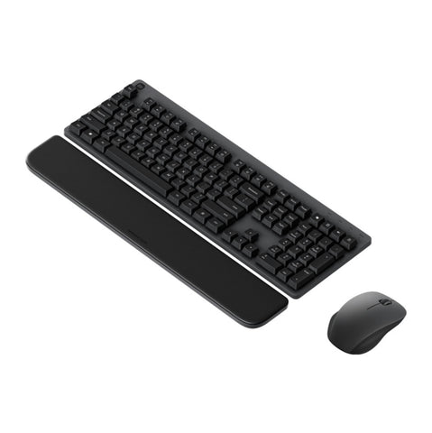 XIAOMI XMWXJSCO1YM 2.4GHz Wireless Keyboard Mouse Combo with Keyboard Palm Rest for Windows / Mac Keyboard and mouse combo Xiaomi Black 
