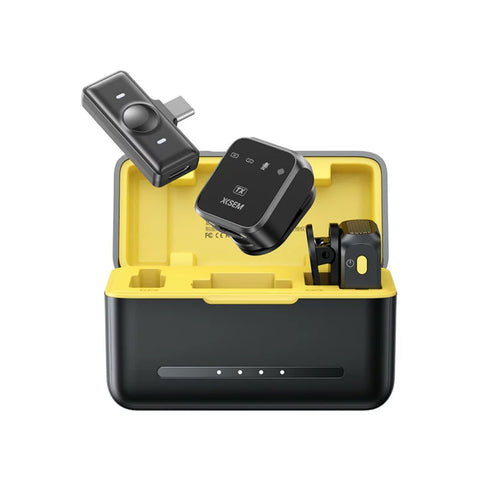 Xisheng Mike 2 Wireless Lavalier Microphone - One-to-Two Direct-Play Noise-Canceling Microphone for Android and Apple Wireless Microphone Xisheng 