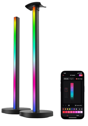 Yeelight Beam RGBIC Light Bar YLFWD-0021 Decorative LED Light Pack of 2 RBG Light Bar Yeelight 