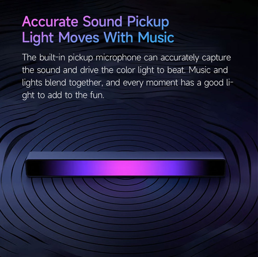 Yeelight RGB Music Light Voice Control Rechargeable LED Magnetic Light ...