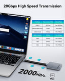 Yottamaster 1TB Magnetic External SSD, Up to 2000MB/s USB 3.2 Gen 2x2 Portable Solid State Drive, Supports 4K ProRes HDR Compatible with iPhone 17/16 Pro Max, Smartphone, Tablet, Laptop Portable SSD Yottamaster 