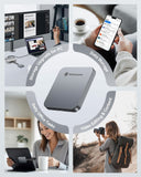 Yottamaster 1TB Magnetic External SSD, Up to 2000MB/s USB 3.2 Gen 2x2 Portable Solid State Drive, Supports 4K ProRes HDR Compatible with iPhone 17/16 Pro Max, Smartphone, Tablet, Laptop Portable SSD Yottamaster 