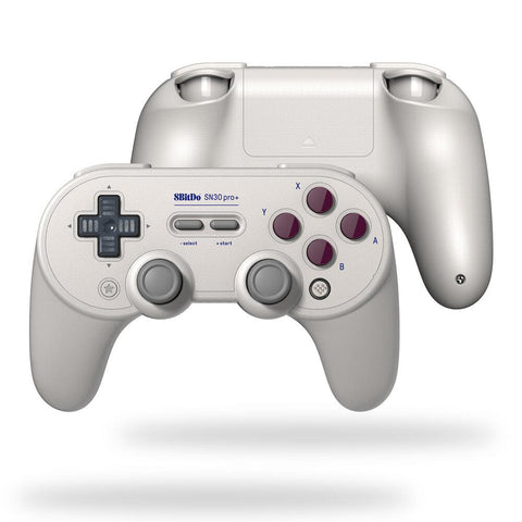 8Bitdo SN30PRO+ Bluetooth Vibration Gamepad Game Controller for Windows | Android for iOS for Nintendo Switch Gamepad Controller Furper.com Grey 