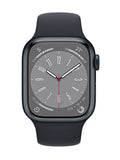 Apple Watch Series 8 GPS+Cellular Smart Watches Apple Midnight Aluminium Case w Midnight Sport Band 41mm S/M - fits 130–180mm wrists 