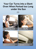 Baseus Car Windshield Front Window Sun Shade Cover Foldable Sun Visor Shade Umbrella Sunshade Furper.com 