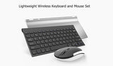 B.O.W Metal Slim Wireless Keyboard and Mouse Combo - Furper
