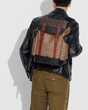 Coach Hitch Backpack in Signature Canvas with Horse & Carriage Print Backpack Coach 