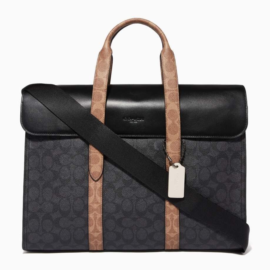 Coach Metropolitan Portfolio in Colourblock Signature Canvas