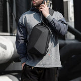 FENRUIEN Men Sling bag Crossbody Casual Waterproof Anti-Theft Chest Bag With USB Charging USB Bagpack FENRUIEN 