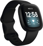 Fitbit Versa 3 Fitness Smartwatch with GPS Smartwatch Fitbit Black 