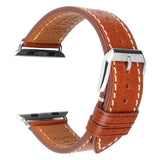 Furper APL4024 Premium Genuine Leather Apple Watch Straps Replacement For 44MM 40MM 42MM 38MM All Series leather strap Furper 40mm Light Brown/Silver 