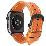 Furper APL4066 Premium Genuine Leather Apple Watch Straps Replacement For 44MM 40MM 42MM 38MM All Series Replacement Straps Furper 40mm Light Brown | Black 