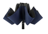Furper Double Inverted Umbrella with Automatic Handle Key Umbrellas Furper Black and Dark Blue 