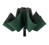 Furper Double Inverted Umbrella with Automatic Handle Key Umbrellas Furper Black and Dark Green 