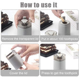Furper Push Button ToothPick Holder Automatic Dispenser Toothpick dispenser Furper 