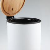 Furper Trash Bin With Inner Container & Bamboo Wooden lid Trash Bin Furper 