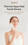inFace Thermal Aqua Peel Facial Device Electric Acne Cleaning Blackhead Remover Black Point Cleaner Home Use Face Cleasing Tools Aqua peel facial device inFace 