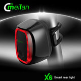 Meilan X6 Smart Bicycle Rear Tail Brake Light LED Bicycle Rear Tail Brake Light Meilan 