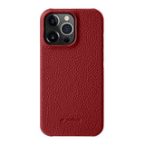 Melkco Genuine Leather Snap Cover For Apple iPhone 13 Pro Max Back Cover Cases Melkco Red 