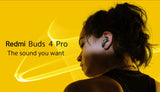 Redmi Buds 4 Pro Noise Cancellation Earphones Wireless Earbuds Xiaomi 