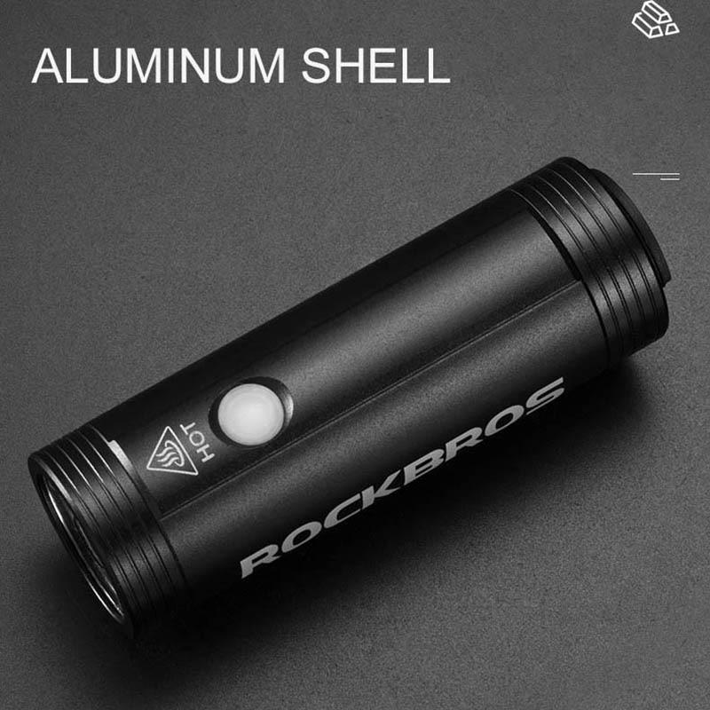 Rockbros R1-800 Lumens Bike Front Light LED Bike Headlight/Flashlight Rockbros