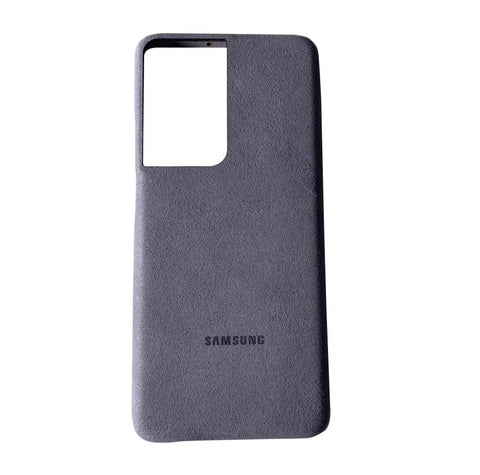 Samsung S21 Ultra Alcantara Cases Cases Samsung Silver 