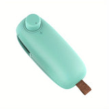 Urevo Portable Mini Sealer Home Heat Bag Plastic Food Snacks Bag Electric Sealing Machine Portable Sealer Urevo Green 