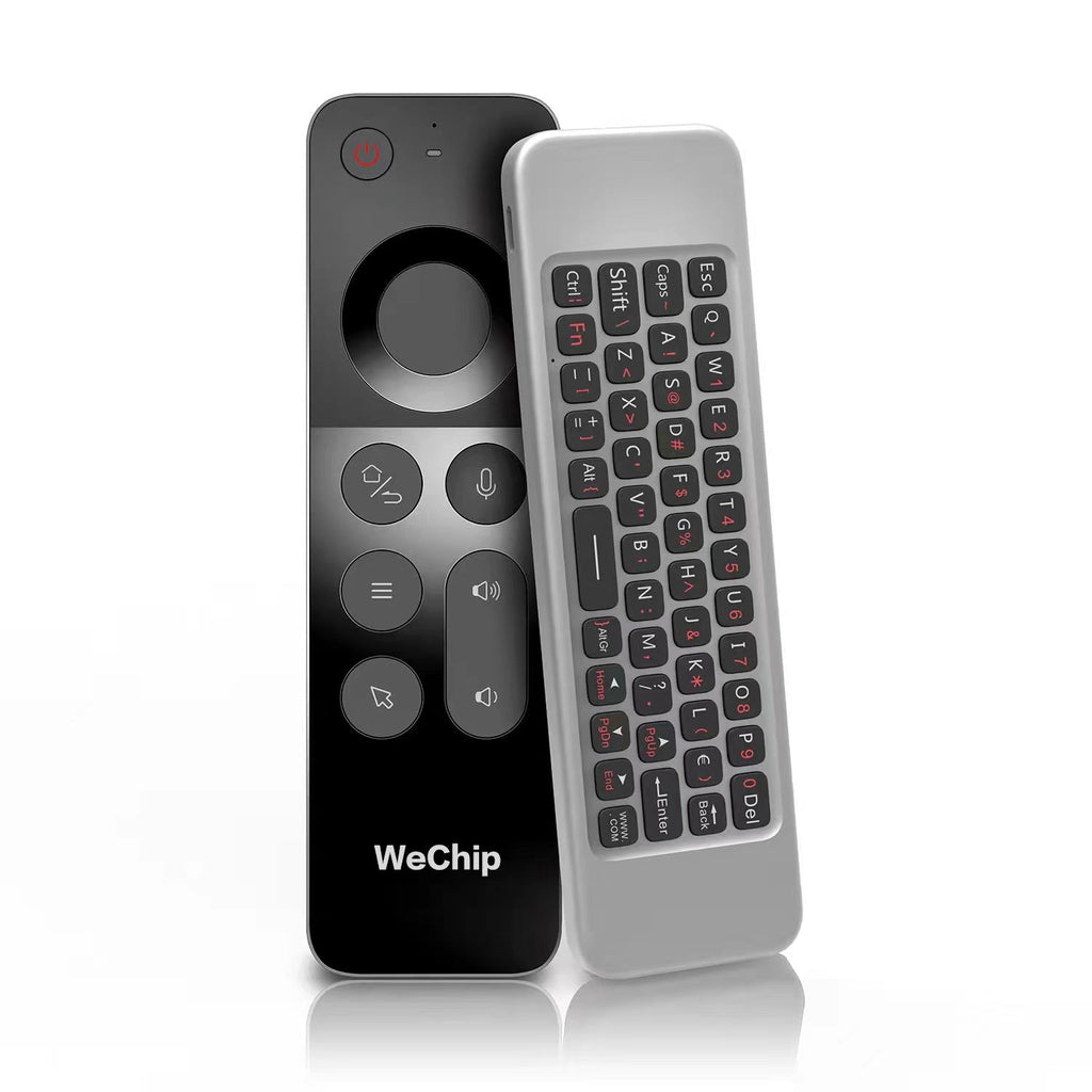 WeChip W3 Air Mouse Remote 2.4 GHz Motion Sensing 4 in 1 Wireless Keyboard  Remote for Smart TV