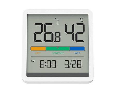 XIAOMI Miiiw Mute Temperature Humidity Clock Digital Hygrometer Digital Hygrometer Xiaomi 