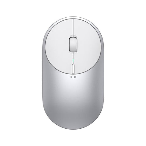 Xiaomi Portable Wireless Mouse 2 Optical Wireless Bluetooth 4.2 RF 2.4GHz 4000DPI Wireless Mouse Xiaomi Silver 
