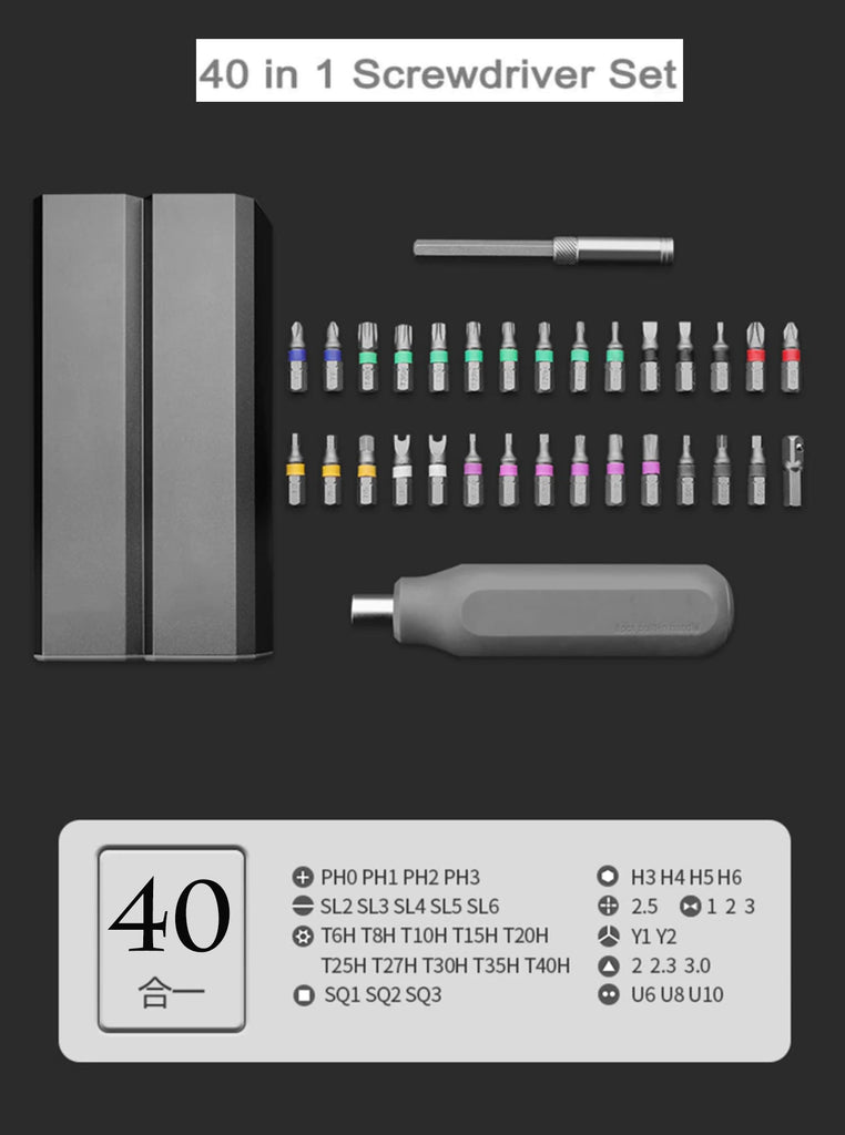 Xiaomi SYATEK Multi Function screwdriver set S2 40 In 1 Screwdriver Set ...
